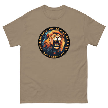“Bold as a Lion” Men's Classic T-Shirt 1